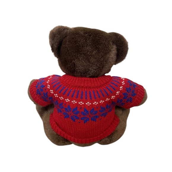 Ralph Lauren Teddy Bear - 15” - Brown and Red - Picture 2 of 4